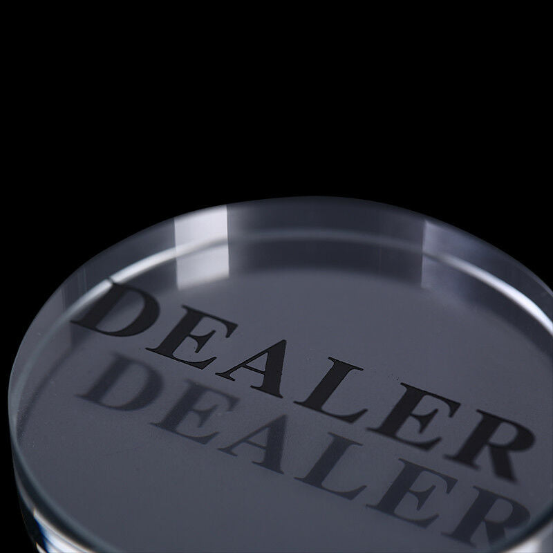 1PC 58mm Pressing Poker Cards Guard Poker Dealer Button Poker Chips MO