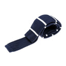 2pcs Men's Fashion Knit Knitted Ties Necktie Narrow Woven Flat End Neckties