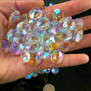 100X Chain Octagon Crystal Glass Bead Lamp Chandelier Pendant Suncatcher