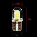 10*T10 194 168 W5W COB 8SMD LED CANBUS Silica Bright White License Light Bulbs