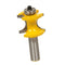 1/2" Shank 3/4" Cutting Dia Metal Round Over Beading Router Bit Hand Tool