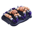 Magic Wood Beads Double Clip Hair Slide Combs Women's Hair Jewelry Accessory