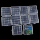 10x Case Holder Storage Plastic Box Cover Clear for Rechargeable AA AAA Battery^