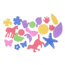 110Pcs Mixed Animal All Shape Foam Stickers Kindergarten OZ