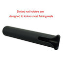 Self Adhesive Fishing Boat Single Rod Holder Rack Organizer for Yacht Black