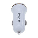 5V 2.4A/1.0A Dual USB Fast Charging Smart Car Charger for Phone Tablet A