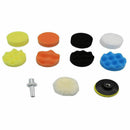 11pcs 3"/80mm Compound Drill Buffing Sponge Pads Kit for Car Sanding Polishing