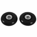 2set 60X18mm Luggage Suitcase / Inline Outdoor Skate Replacement Wheels Bla