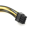 20cm 8 Pin ATX PSU Power Extension Cable Extension Power Cable Power Supply Hn
