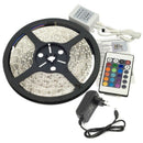 LED Strip 5M 300 3528 SMD RGB Remote Control Waterproof Decoration Strip Li