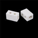 2Pcs High Temperature Ceramic Connector Block 30A 1 Way LYBX