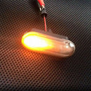 1Pair New Dynamic Smoke LED Marker Signal Light Indicators For Bora Golf 3 4 FT