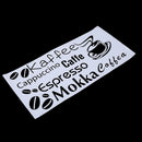Coffee cup Words wall stickers home decor vinyl decoration