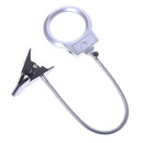 Lighted Magnifier Clip-on Table Top Desk LED Lamp Reading Glass with ClaYN Y Bj