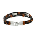 Retro Cowhide Leather Weave Rope Bracelet Bangle Unisex Jewelry (Style 4) A