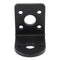 Black Metal L Shaped Mounting Bracket Holder for 25mm Gear Motor E4D6