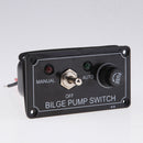 Bilge Pump Switch 3-Way Toggle Switch ON-OFF-ON Manual / Off / Auto 12V