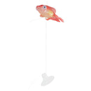 Aquarium Small Suction Cup Artificially Floating Goldfish Ornament Red O6T9