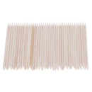 100pcs/Bag Nail Art Cuticle Pusher Remover Wood Clean Nail Manicure Sticks A