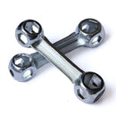 10 in 1 Portable Dog Bone Shape Bike Bicycle Cycling Hexagon Wrench Repair Tool