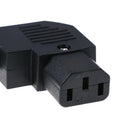 Durable IEC C13 right angle rewirable connector 3 pin female power plug socke Gn