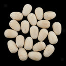 20pcs Wooden Eggs Wood Easter Decorations Embellishment Unfinished Wood Eggs