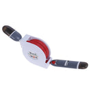 1m USB Data Charger Cable V8 Micro USB Type C Combo Male Retractable Cable 3c