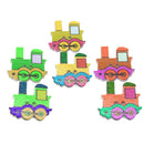 20 pcs Wooden Train Design Sewing Buttons, 25 x 22mm. Perfect for children' Z6L2