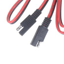 Quick Disconnect Wire Harness 2 Pin SAE DC Connector Cable Cord 14AWG 1FT LJ