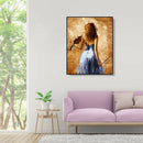 Painting By Numbers Kit DIY Violin Woman Canvas Oil Art Picture Home Decor A