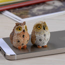 4 Pcs Garden Owl Moss Terrarium Desktop Decors Craft Bonsai Animals MiniatureMOA
