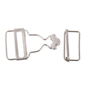 Set of 6 Sliver Dungaree Fasteners Clip Brace Buckles for Suspenders 38mm