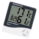 Weather Station Clock Indoor / Outdoor Hygrometer Thermometer Digital LCD