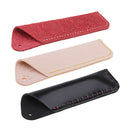 Leather Fountain Pen Pencil Case Handmade Bag Holder Storage Pouch Red