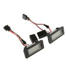 2pcs Number License Plate Lights Lamp 24-SMD LED Bulb for Audi A4 S4 A5 Q5