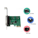 Pci-E Parallel Port Expansion Card Pci Express to Lpt Port Converter Adapte