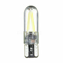 10x T10 194 168 W5W COB LED CANBUS Glass License Plate Light Bulb 12V-24V White