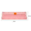 Portable Mini A5 Precision Paper Trimmers Photo Papers Cutting Tools (Pink)