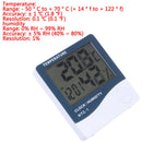 1 Pcs Digital Room LCD Electronic Temperature Meter Indoor Alarm Clock HT R8~