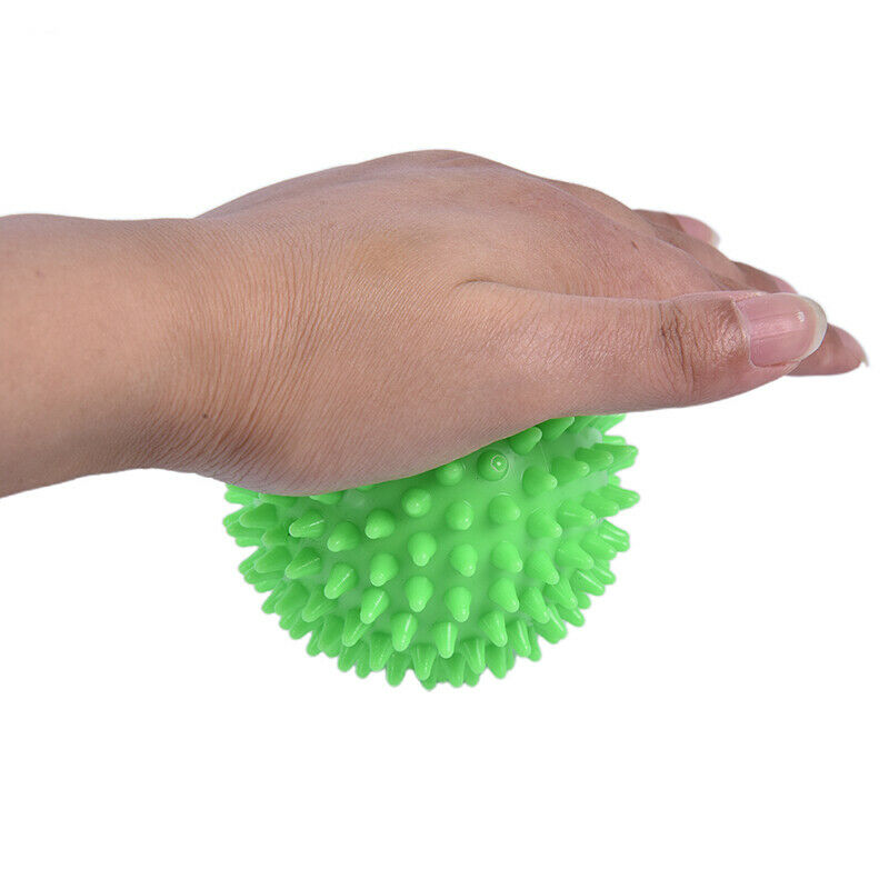 7CM Yoga Massage Ball Spikey Gym Balls Spiky Trigger Point Stress ReliefB Bj