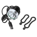 LED UV Flashlight Adjustable Brightness USB Charging Purple Electric Torch