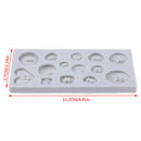 Silicone Button Shapes Cake Mould DIY Fondant Chocolate Cookie Ice Silicon Bj