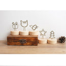 Cat Shape Clip Place Card Photo Name Note Memo Recipe Holder Table Display