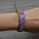 Imperial Stone Hand-Knitted Single-Layer Leather Creative Ethnic Style Pers
