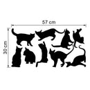 Cats Wall Stickers Art Decals Mural Decor Home Room DIY Decoration P9S5