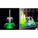 2-Layer Column Water Fountain Nozzle Sprinkler Spray Head for Garden Pond,