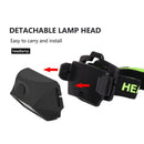 Outdoor Night Climbing COB LED Hat Clip Lights Black Headlight USB Charging
