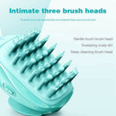 Sonic Vibration Shampoo Instrument Electric Shampoo Brush Massage Care Sham