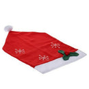 Christmas Holiday Santa Chair Hat Cover Tablecloth Christmas Party Table Di