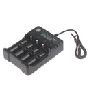 Battery Li-ion 3.7V Rechargeable Charger USB For LED Flashlight  Hn